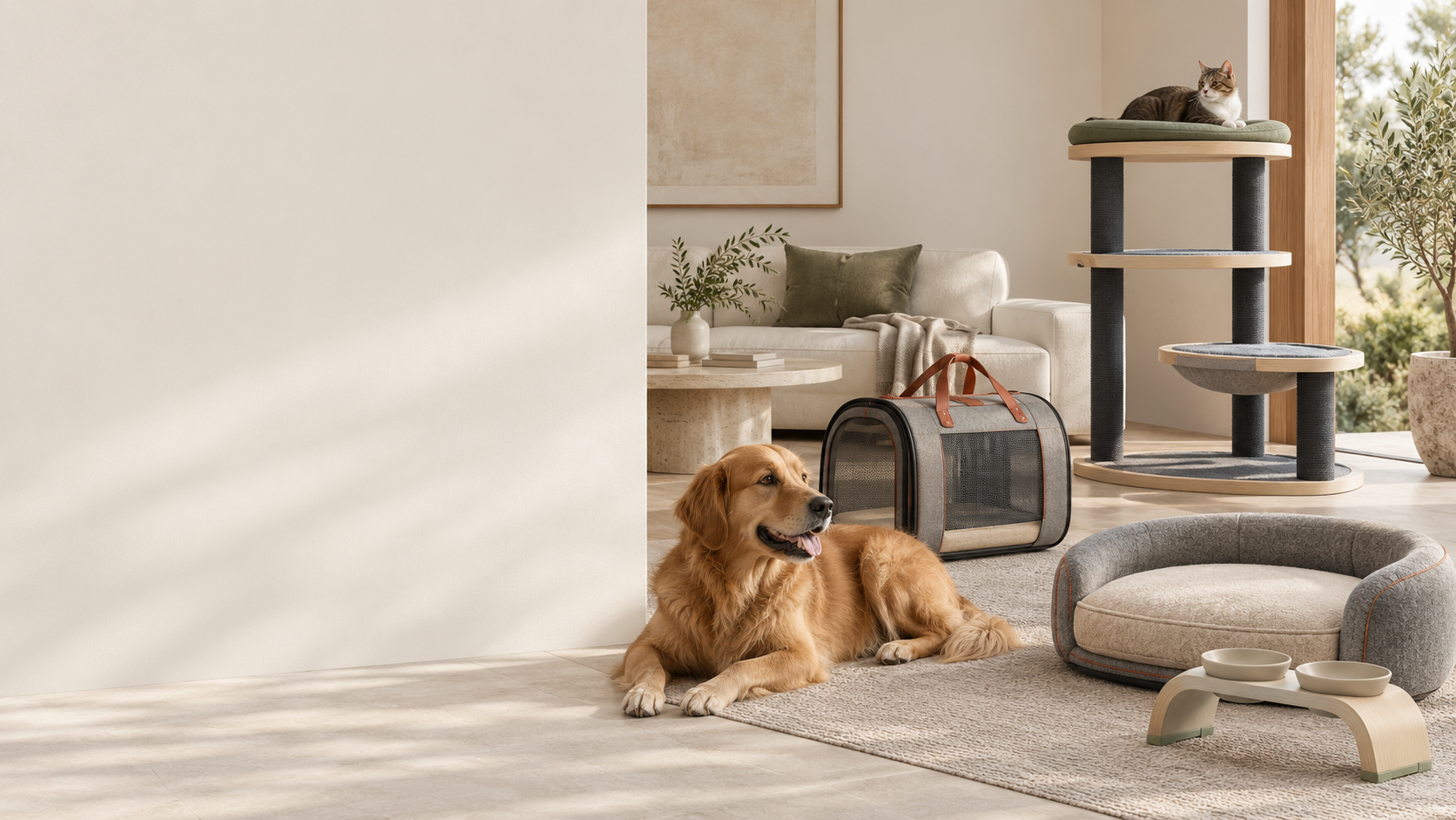 SRAVYN architectural pet living room