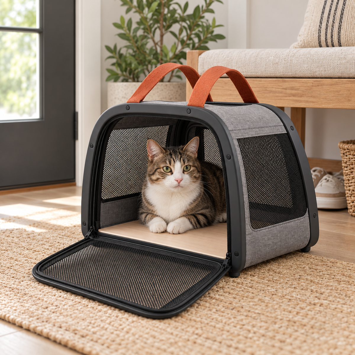 Arc Fold Pet Carrier lifestyle view