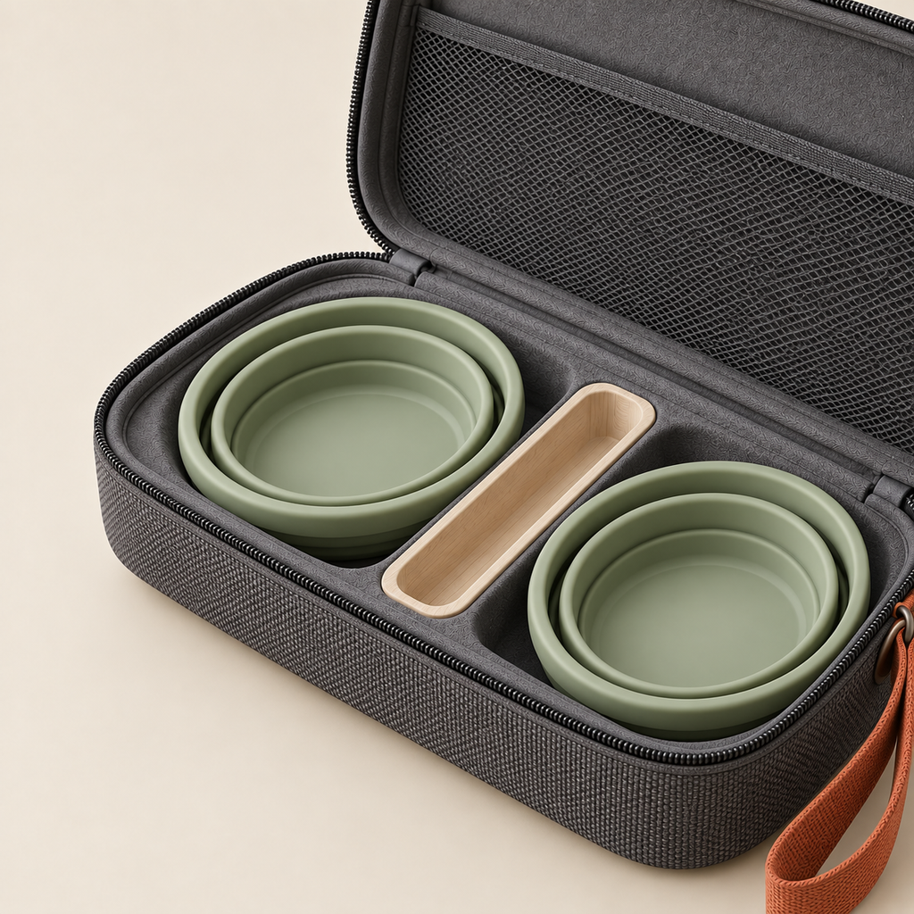 Orin Travel Feeding Case detail view